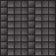 black background with a gradient squares. Template for design and interior. Vector illustration .