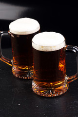 Still Life with a draft beer by the glass.