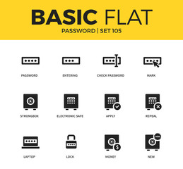 Basic set of Password icons