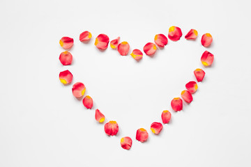 concept of Valentine's Day with heart background mock up