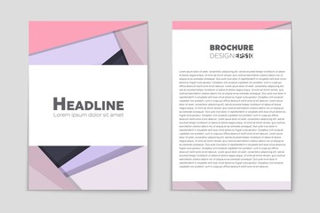 Fototapeta premium Abstract vector layout background set. For art template design, list, front page, mockup brochure theme style, banner, idea, cover, booklet, print, flyer, book, blank, card, ad, sign, sheet,, a4.