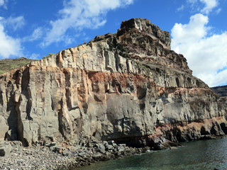 Fototapeta na wymiar Blick vom Strand auf den Cruz de Piedra