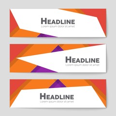 Fototapeta premium Abstract vector layout background set. For art template design, list, front page, mockup brochure theme style, banner, idea, cover, booklet, print, flyer, book, blank, card, ad, sign, sheet,, a4.