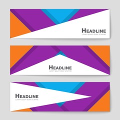 Fototapeta premium Abstract vector layout background set. For art template design, list, front page, mockup brochure theme style, banner, idea, cover, booklet, print, flyer, book, blank, card, ad, sign, sheet,, a4.