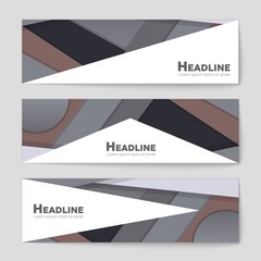 Fototapeta premium Abstract vector layout background set. For art template design, list, front page, mockup brochure theme style, banner, idea, cover, booklet, print, flyer, book, blank, card, ad, sign, sheet,, a4.