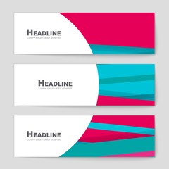 Fototapeta premium Abstract vector layout background set. For art template design, list, front page, mockup brochure theme style, banner, idea, cover, booklet, print, flyer, book, blank, card, ad, sign, sheet,, a4.