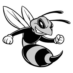 Bee Mascot Illustration - 134795906