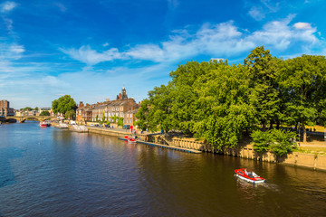 Fototapeta na wymiar River Ouse in York, England, United Kingdom