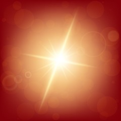 Obraz premium Creative concept Vector set of glow light effect stars bursts with sparkles isolated on black background. For illustration template art design, banner for Christmas celebrate, magic flash energy ray.