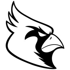 Cardinal Sports Mascot Illustration