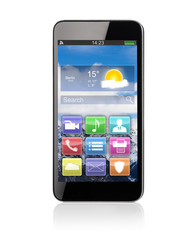 Close-up Of Smartphone On Desk