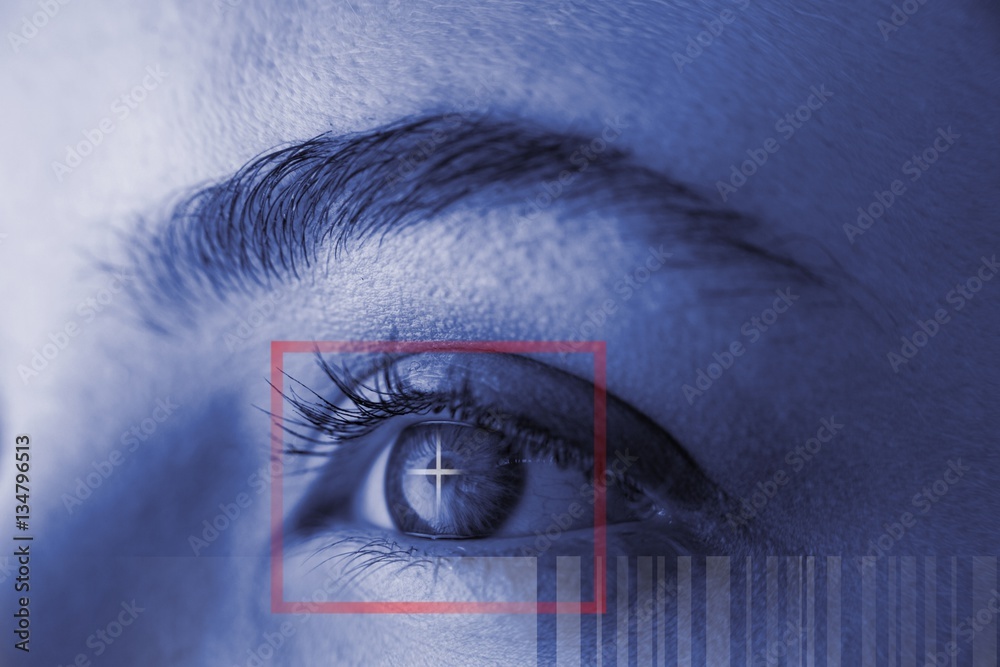 Poster composite image of composite image of bar code