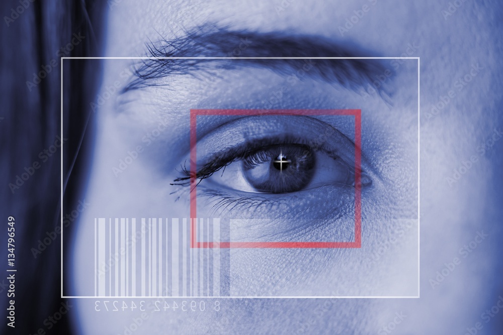 Poster composite image of composite image of bar code