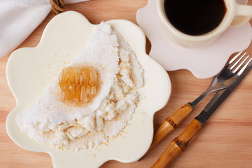 Casabe (bammy, beiju, bob, biju) - flatbread of cassava (tapioca