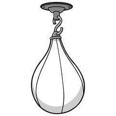 Punching Bag Illustration