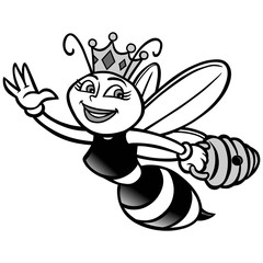 Queen Bee Illustration