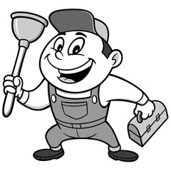 Speedy Plumber Illustration