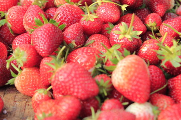 fruit strawberry red