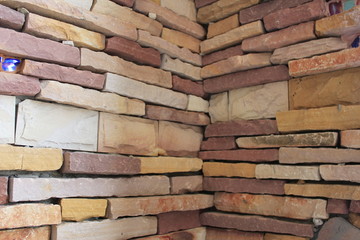 Nature stone wall background and texture