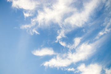 blue sky with clouds background