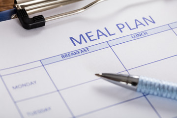 Pen With Meal Plan Form