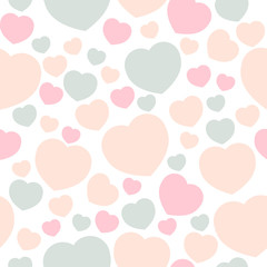 Seamless pattern with heart. vector background. Holiday texture. pattern for Happy Valentine's Day 
