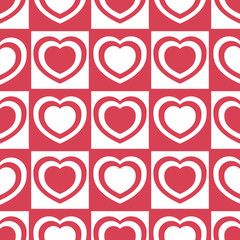 Seamless pattern with heart. vector background. Holiday texture. pattern for Happy Valentine's Day 