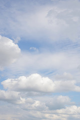 沖縄上空のさわやかな空