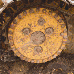 Closeup of Sprocket and Track © clubhousearts