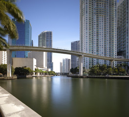 Miami River and surrounding buildings