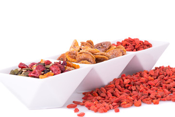 Dried fruits and berries