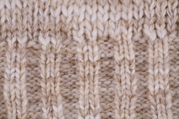 Knitted cloth background