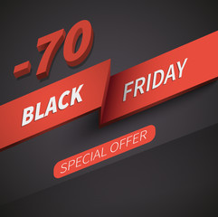 Leaflet Black Friday discount offers