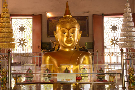 Phra phud in Wat Phra Thong Temple at Phuket, Thailand
