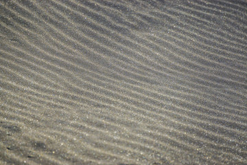 Closeup natural sand in a desert texture.