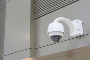 CCTV Camera Operating inside a station or department store,selec