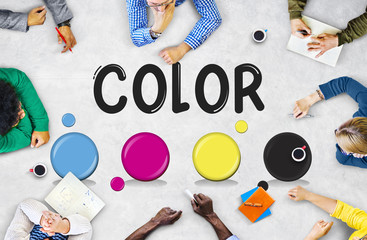 Color Swatch Design Style Concept