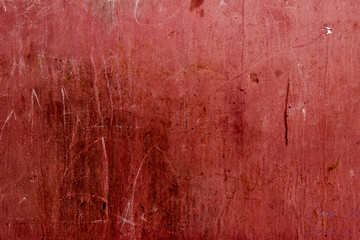 Metal, metal background, red metal texture, grunge metal background
