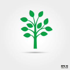 Obraz premium Tree Icon. Environment and Nature Symbol.