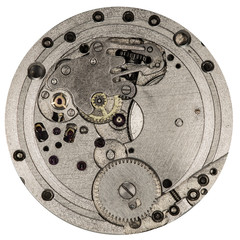 clockwork vintage mechanical watch, high resolution and detail