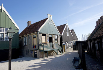 Houses at Zuiderzee museum