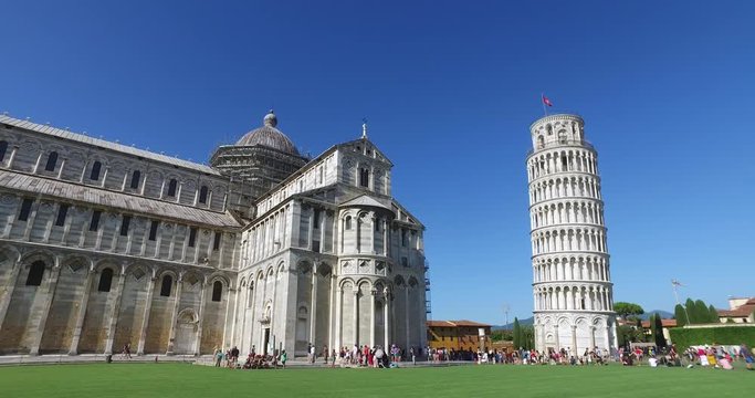The Leaning Tower and the Cathedral, Pisa, Italy