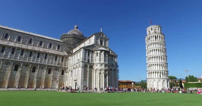 The Leaning Tower and the Cathedral, Pisa, Italy