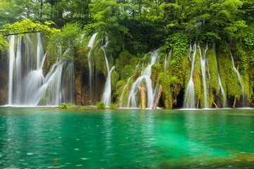 Tableau sur plexiglas Paysages Plitvice lakes park in Croatia  © phant