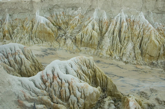 Rock formation dunes Brazil