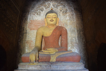 Buddha in Bagan Temples, Myanmar