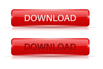 Download red buttons. Normal and active