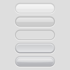 White oval buttons. Light user interface elements