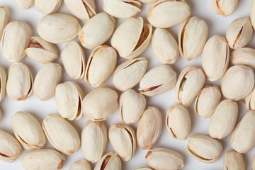 pistachio nut isolated on white background