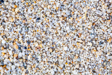 Close up view of hard sand texture for blur background